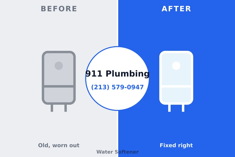 Before and after: plumbing repair Eleanor, WV